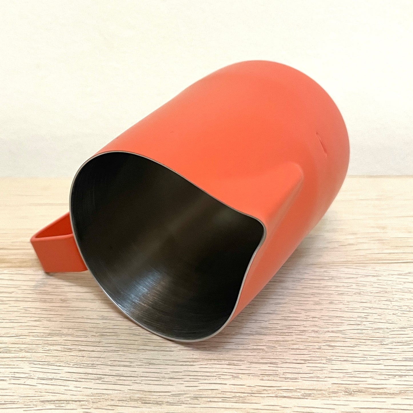 450mL Orange Latte Art Jug - #07 Sharp - Homey Koffee
