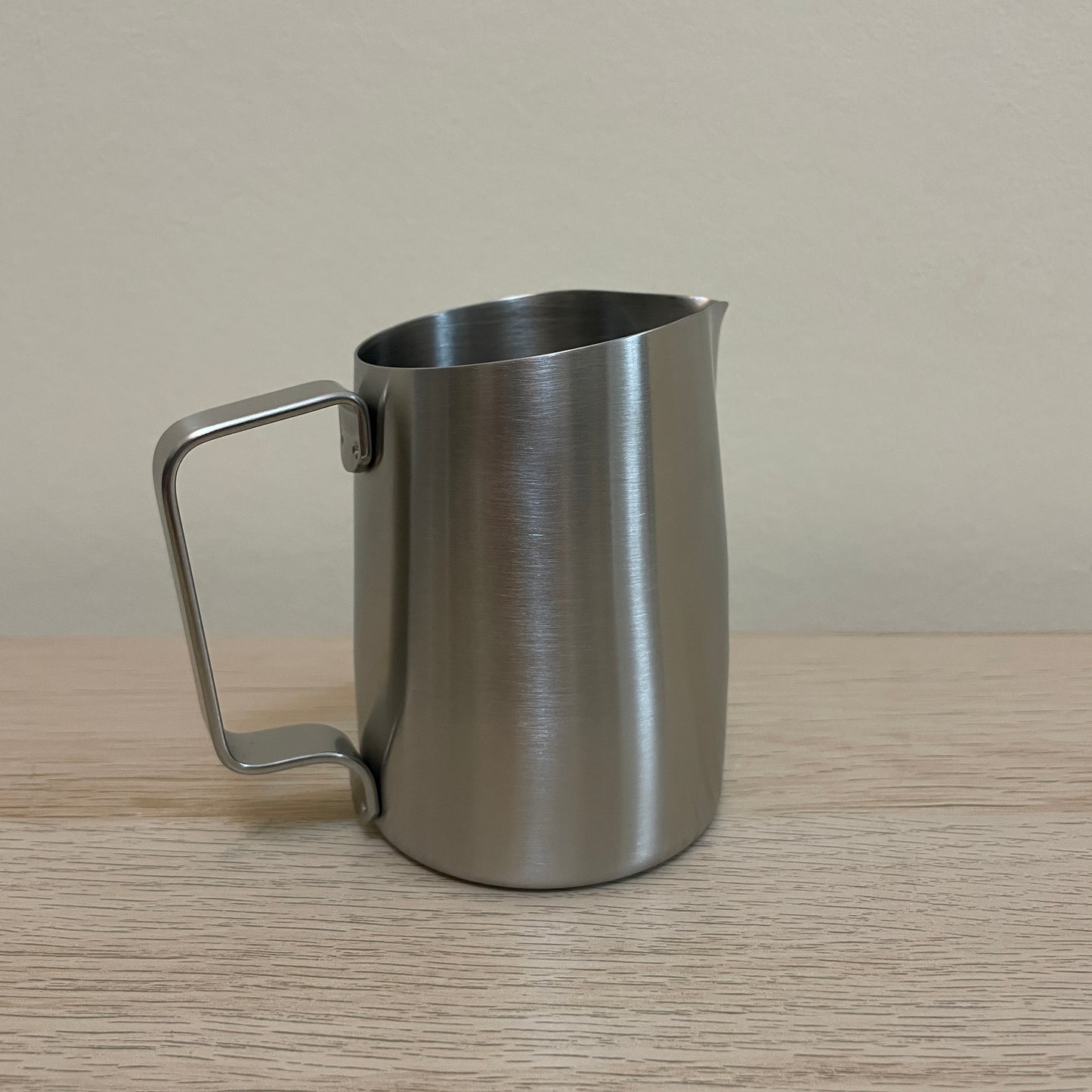 450mL Brushed Steel Latte Art Jug - #07 Sharp - Homey Koffee