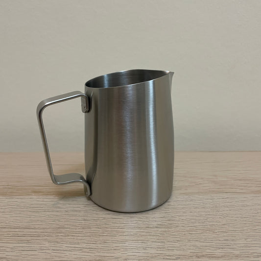 450mL Brushed Steel Latte Art Jug - #07 Sharp - Homey Koffee