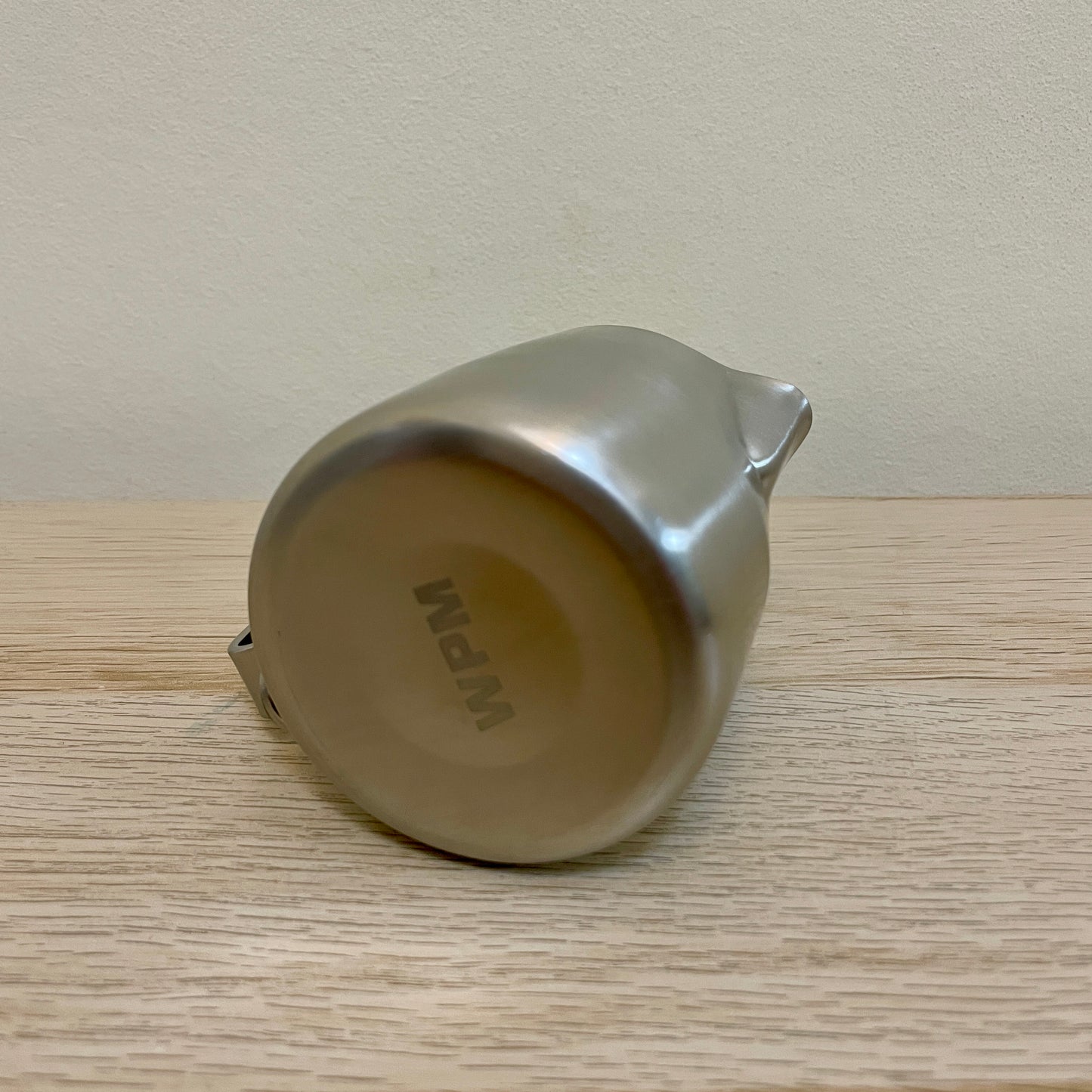 300mL Brushed Steel Latte Art Jug - #06 Round - Homey Koffee