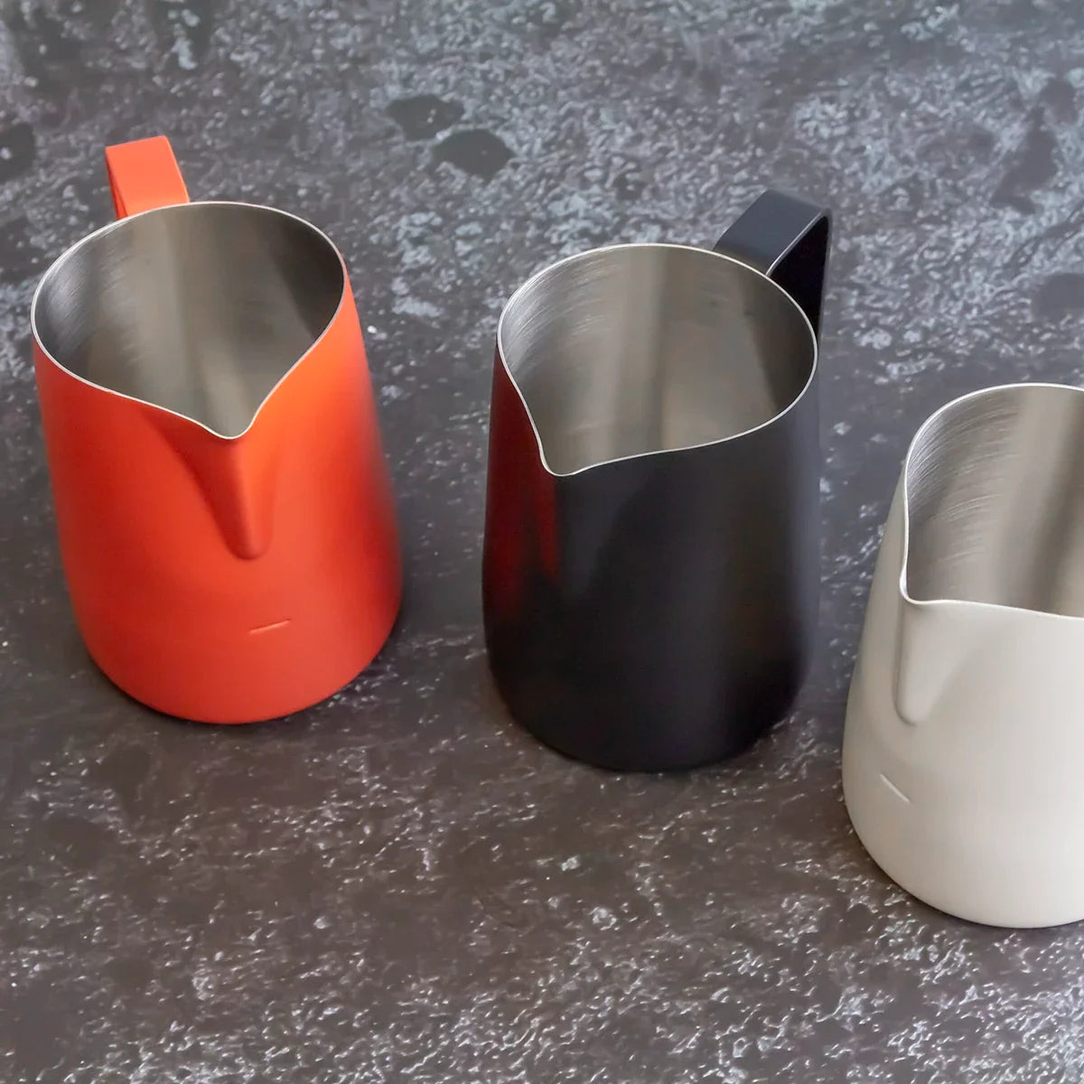 450mL Orange Latte Art Jug - #07 Sharp - Homey Koffee