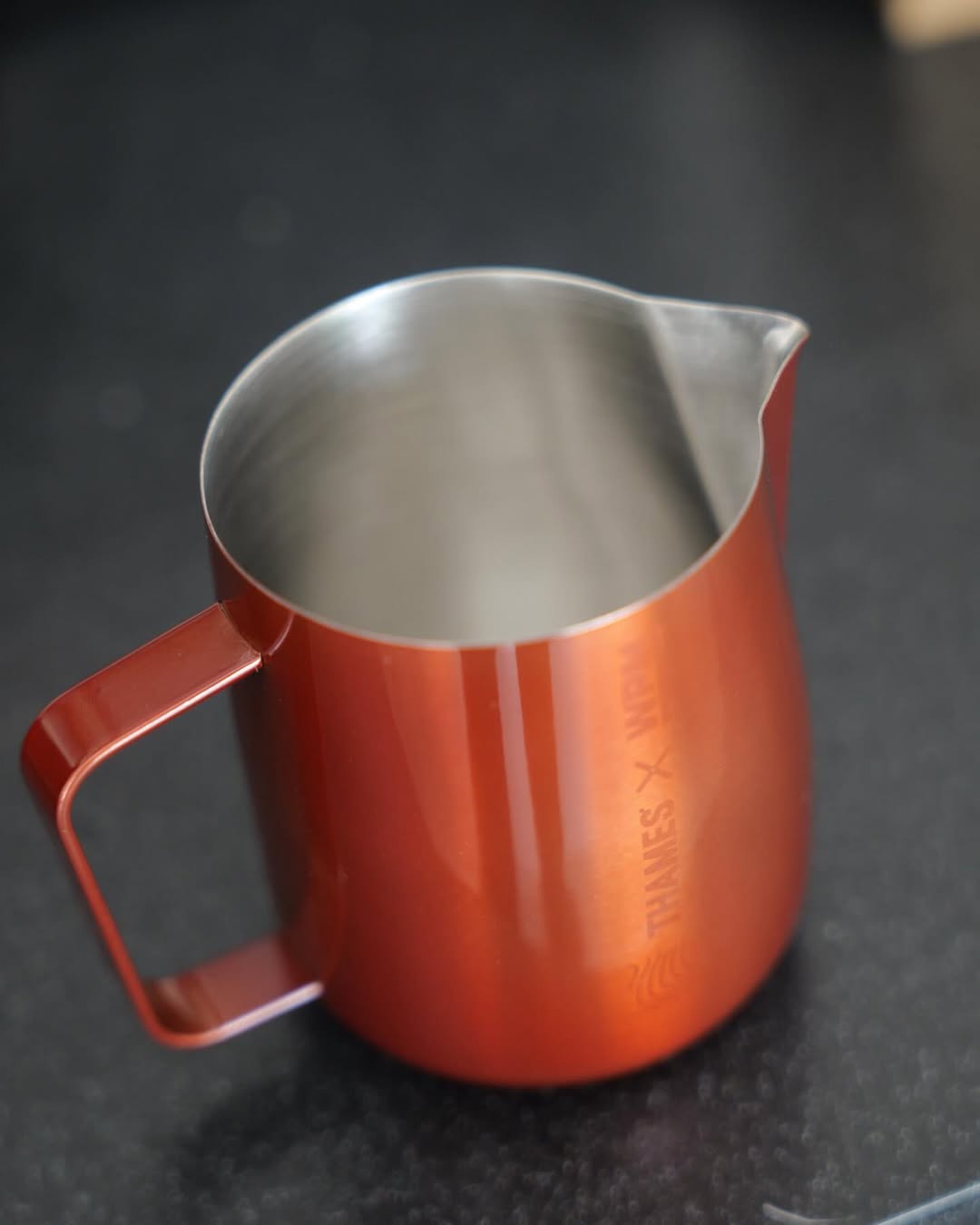 600mL Red Latte Art Milk Jug - #30 Competition "THAMES X WPM"