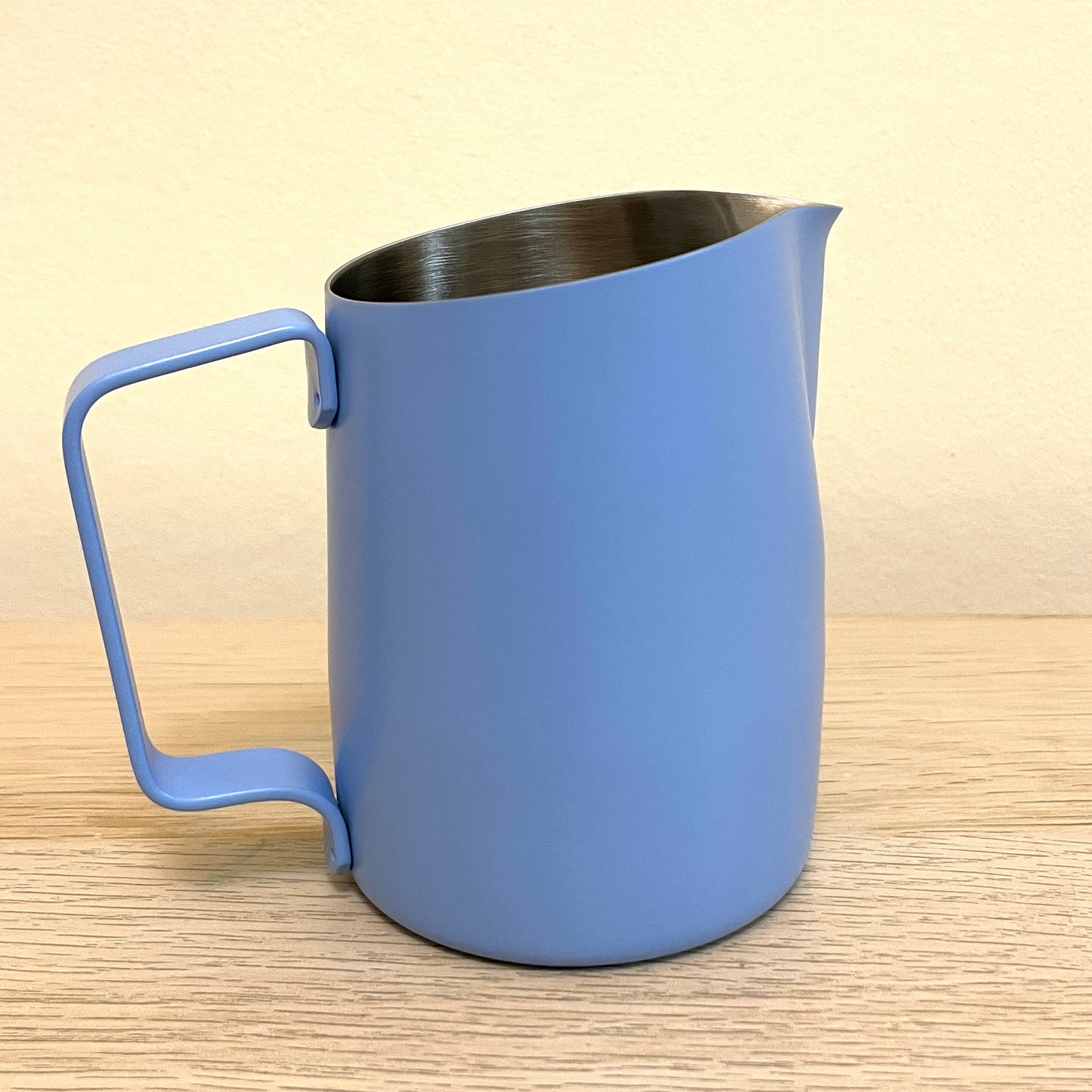 450mL Sky Blue Latte Art Jug - #22 Slow Pour Supply x WPM