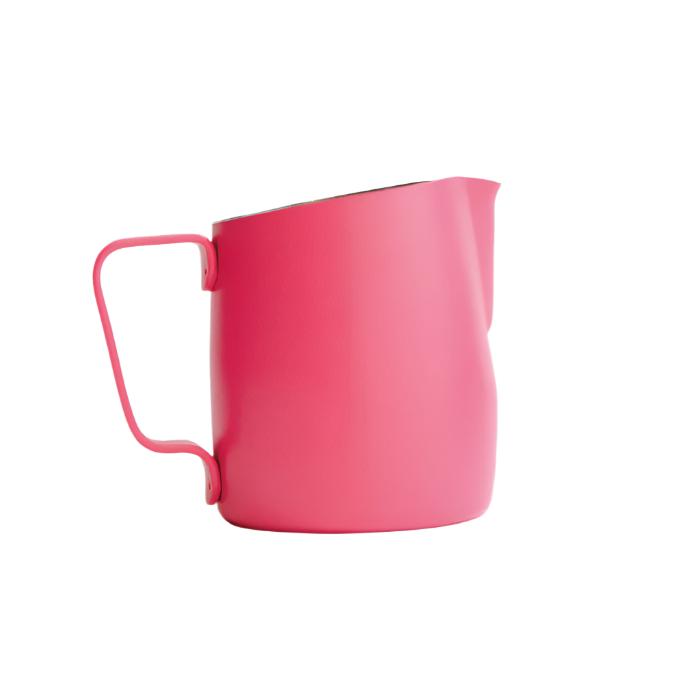 300mL Bubblegum Pink Latte Art Jug - #07 Sharp - Homey Koffee