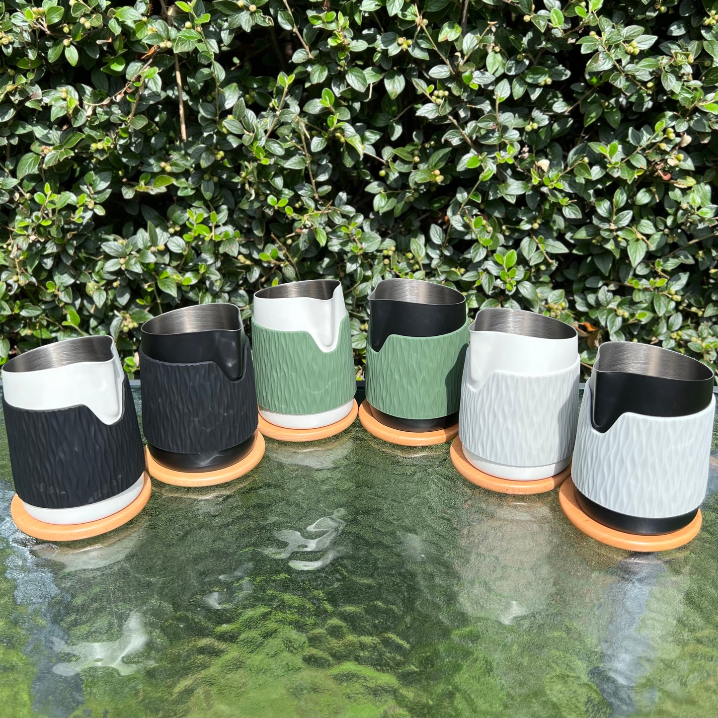 Customisable Handleless Latte Art Jug - #06 Round - Homey Koffee