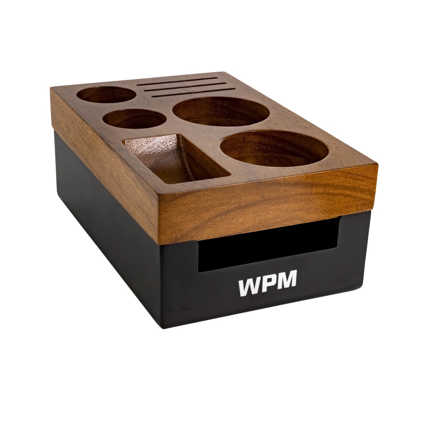 Compact Wooden Organiser with Knock Box