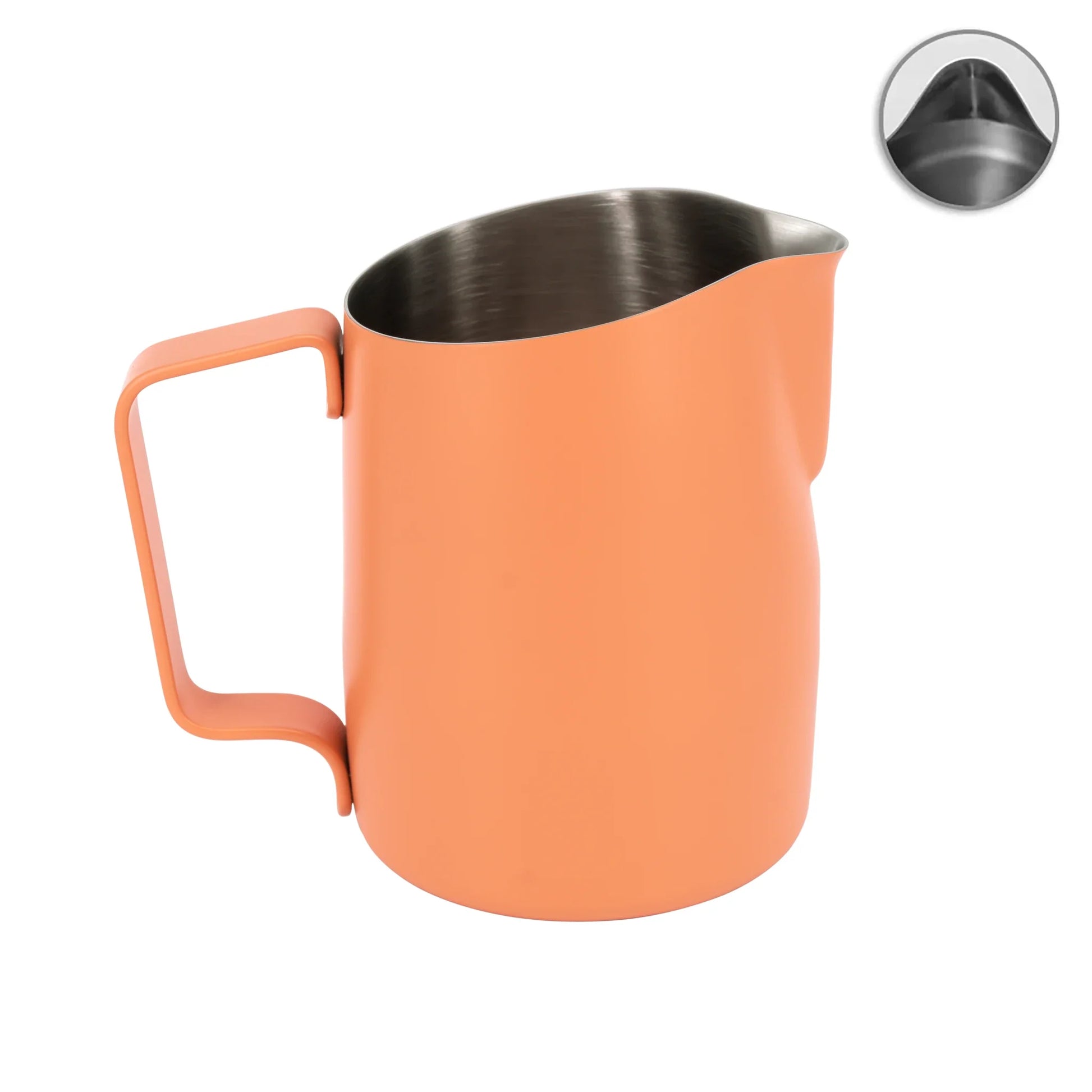 450mL Peach Fuzz Latte Art Jug - #22 Slow Pour Supply x WPM 450mL Peach Fuzz Latte Art Jug - #22 Slow Pour Supply x WPM