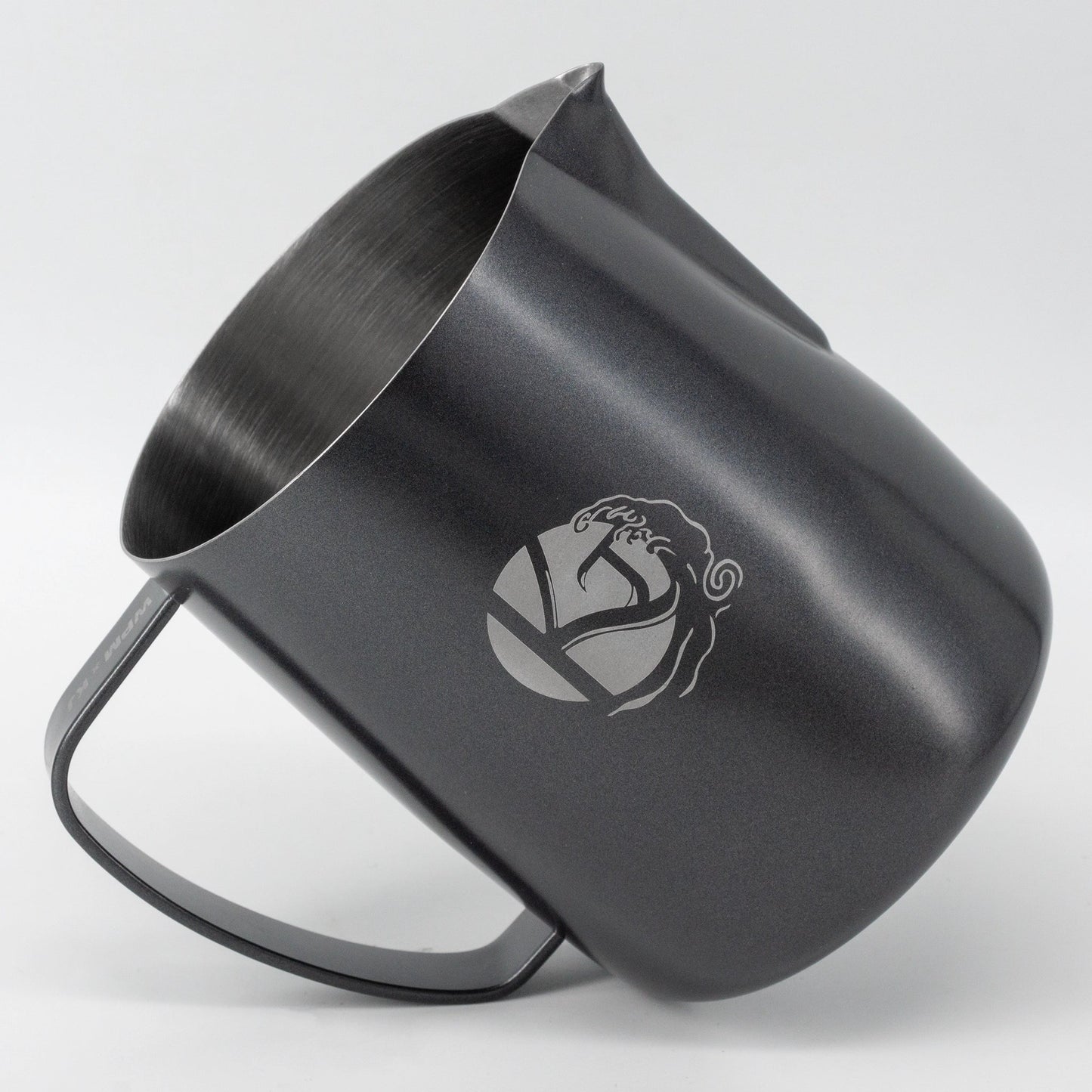 600mL Titanium Black Latte Art Jug - KJ x WPM #67