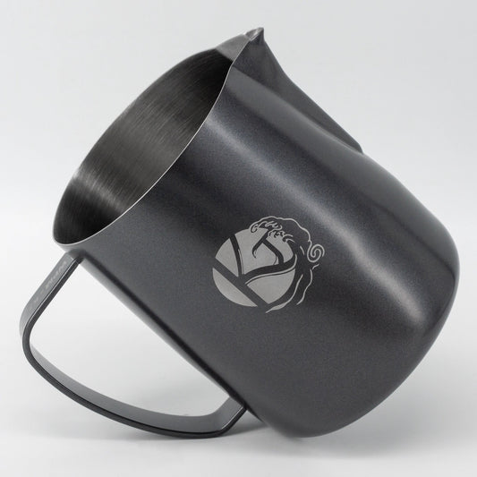 600mL Titanium Black Latte Art Jug - KJ x WPM #67