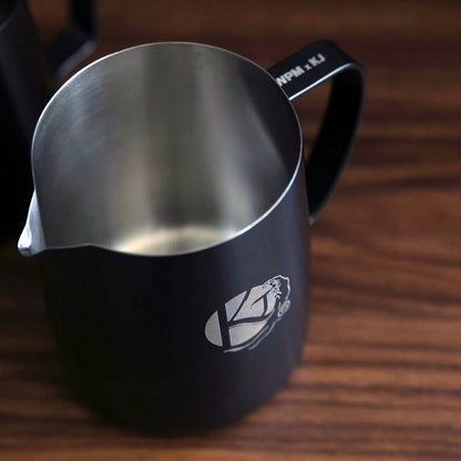 600mL Titanium Black Latte Art Jug - KJ x WPM #67