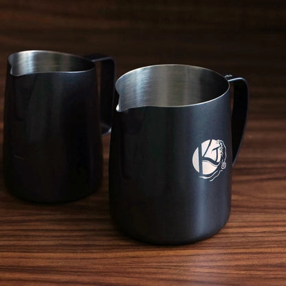 600mL Titanium Black Latte Art Jug - KJ x WPM #67