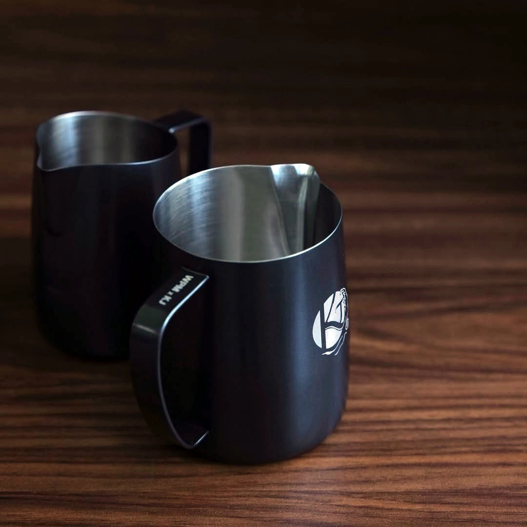 600mL Titanium Black Latte Art Jug - KJ x WPM #67 – Homey Koffee